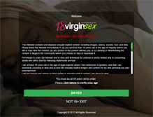 Tablet Screenshot of 18virginsex.com